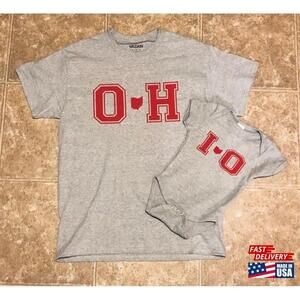 Grey Oh Io Matching Shirt Set Unisex Classic